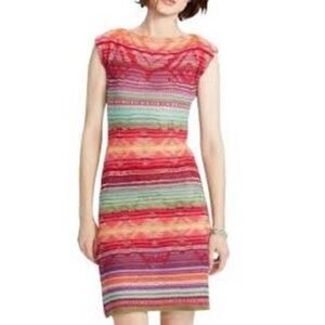Ralph Lauren Southwestern Aztec Sleeveless Knit Sweater Dress